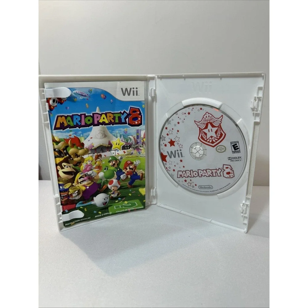 Mario Party 8 For Nintendo Wii Video Game Complete With Manual